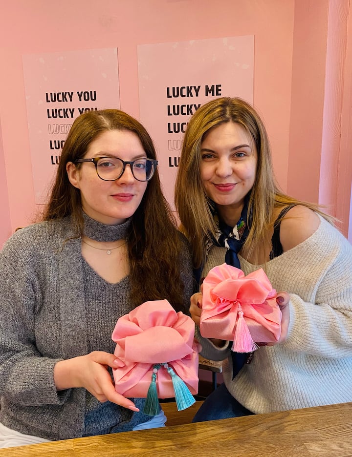 Envoltura Bojagi, postres veganos y paseo a la torre