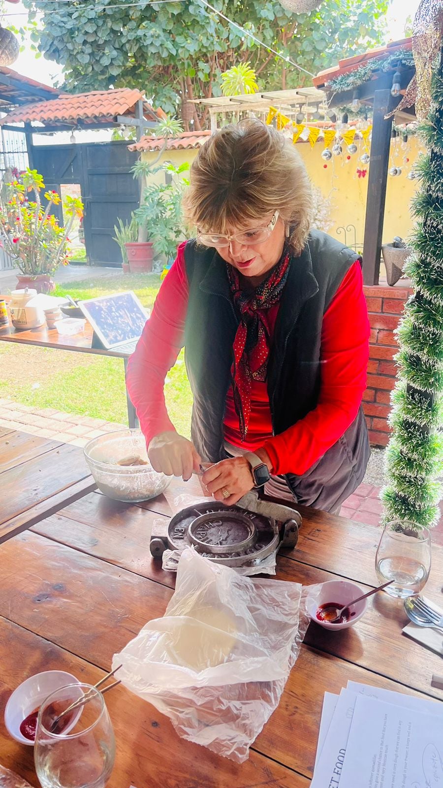 Live cooking with the chef