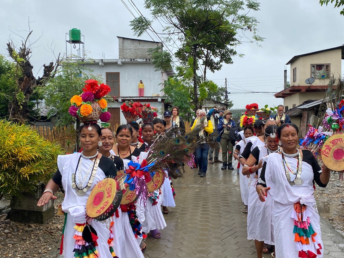Cycle Chitwans Rice Fields & Tharu Villages