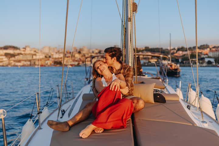 Porto : navigation au coucher du soleil avec porto et chocolat