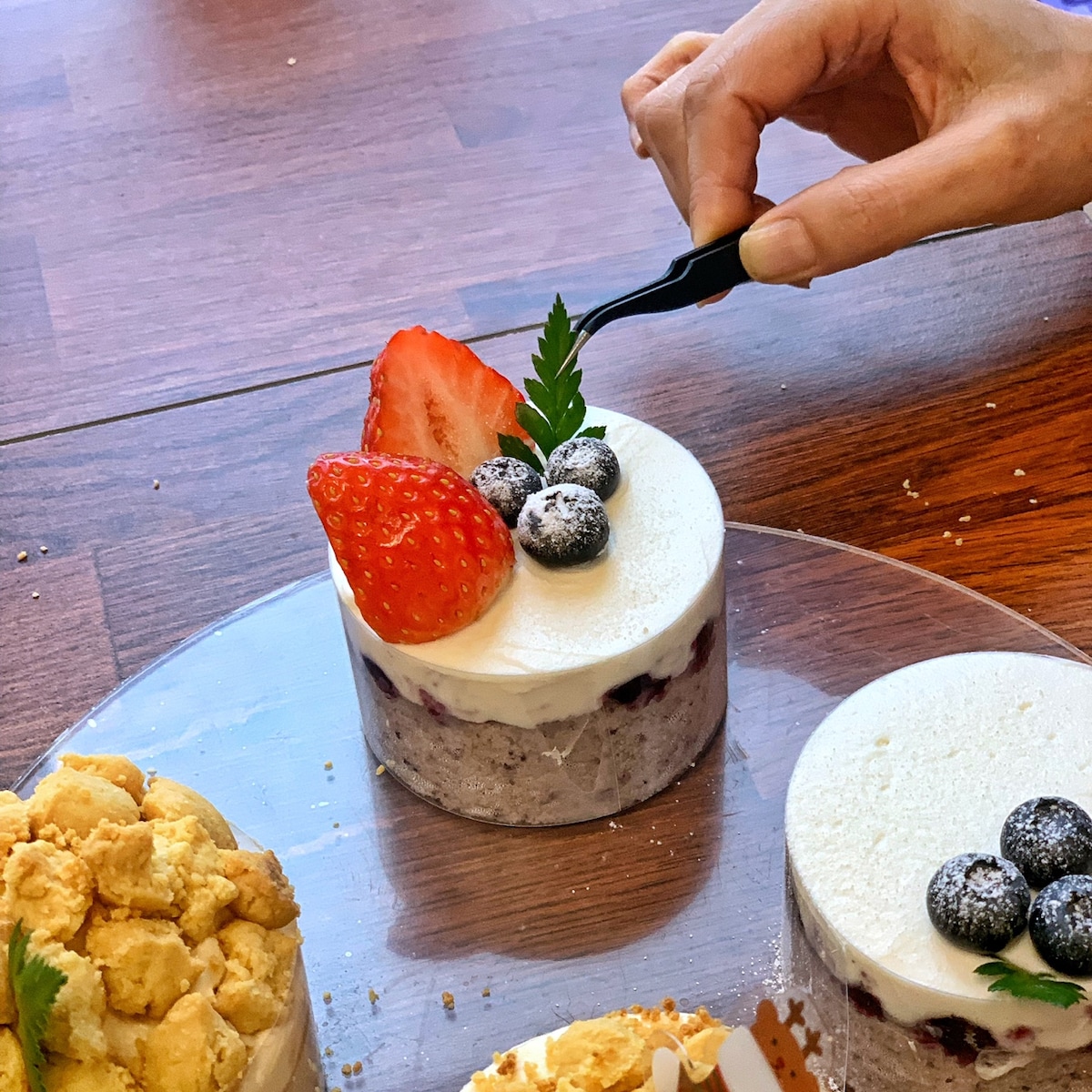 Fusion rice cake one-day class, a meeting of rice cake and fresh cream