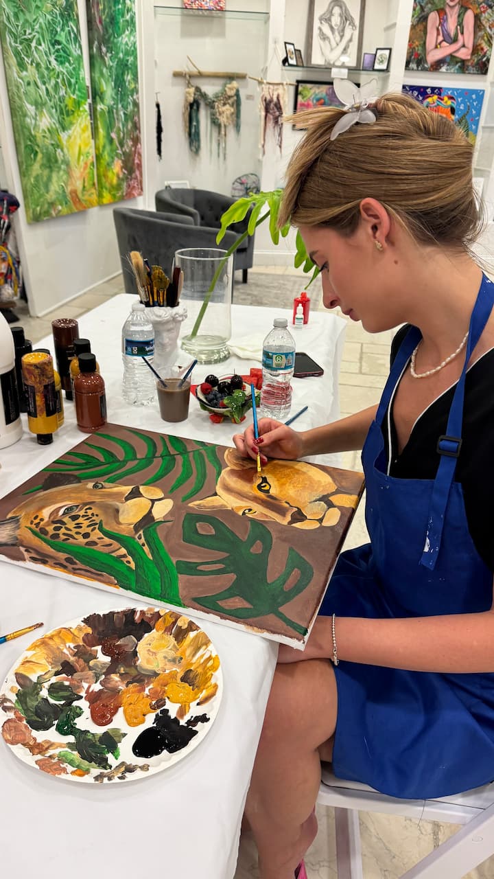 Tapybos dirbtuvės / meno pamokos / tapyba ir gėrimai