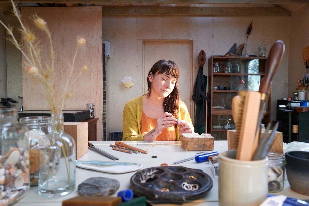 Design and carve a ring using lost wax techniques
