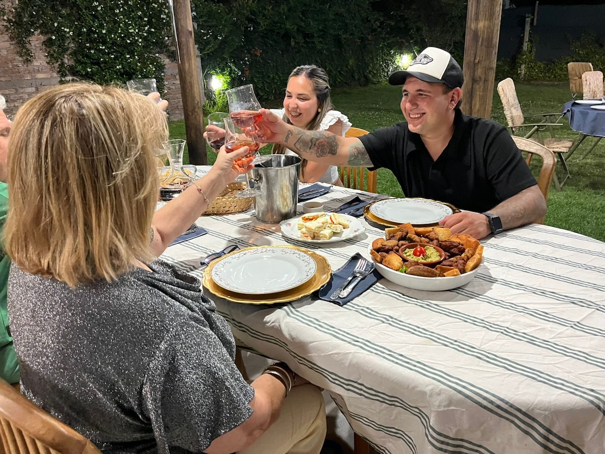 Authentic Argentine Asado in a local Mendoza home