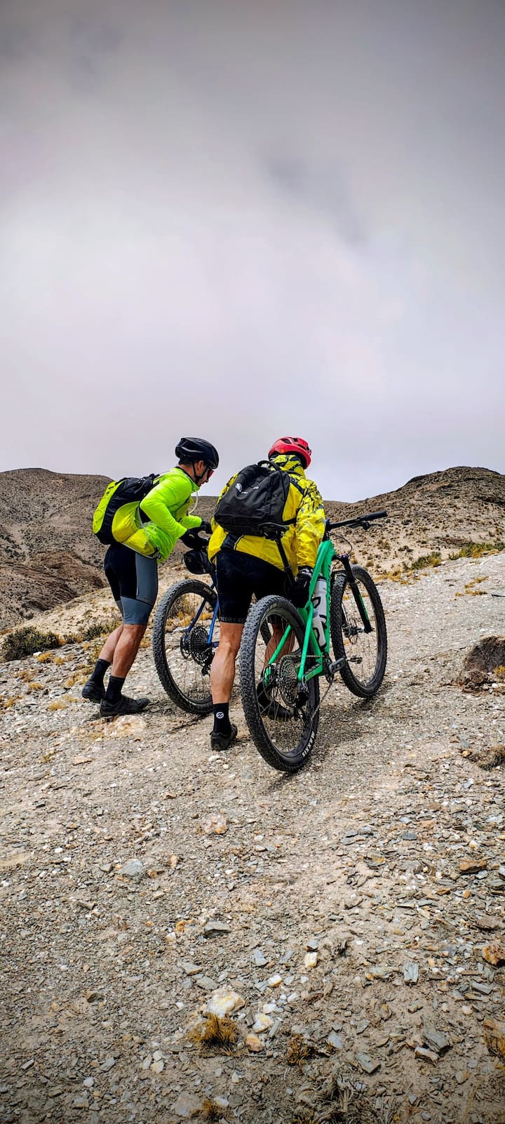 Покоряване с колело 
Пампа на височина 2200 м над морското равнище