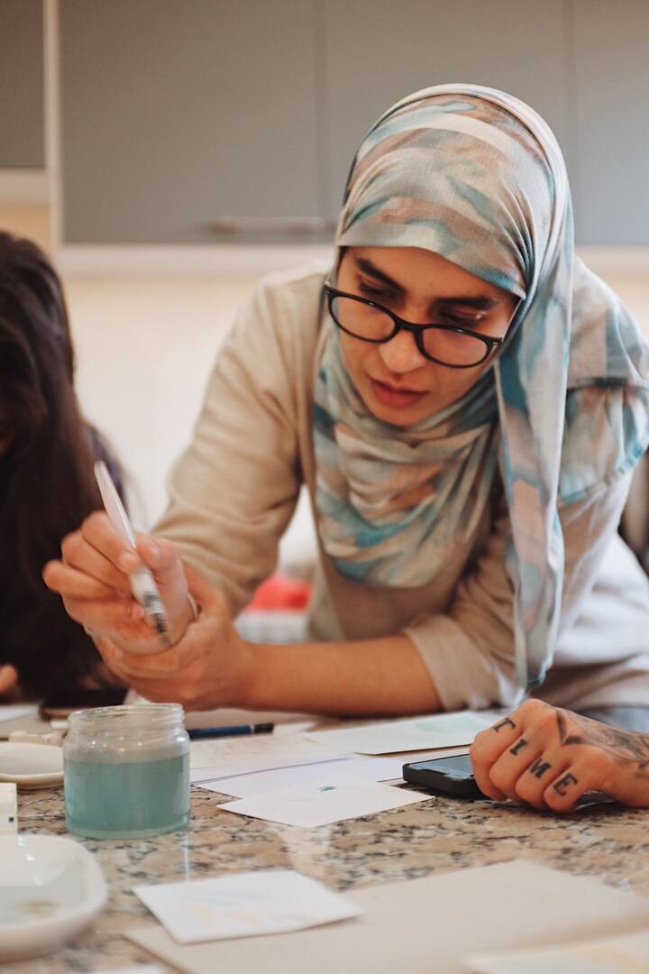 Създайте своя акварелна пощенска картичка в Тарудант