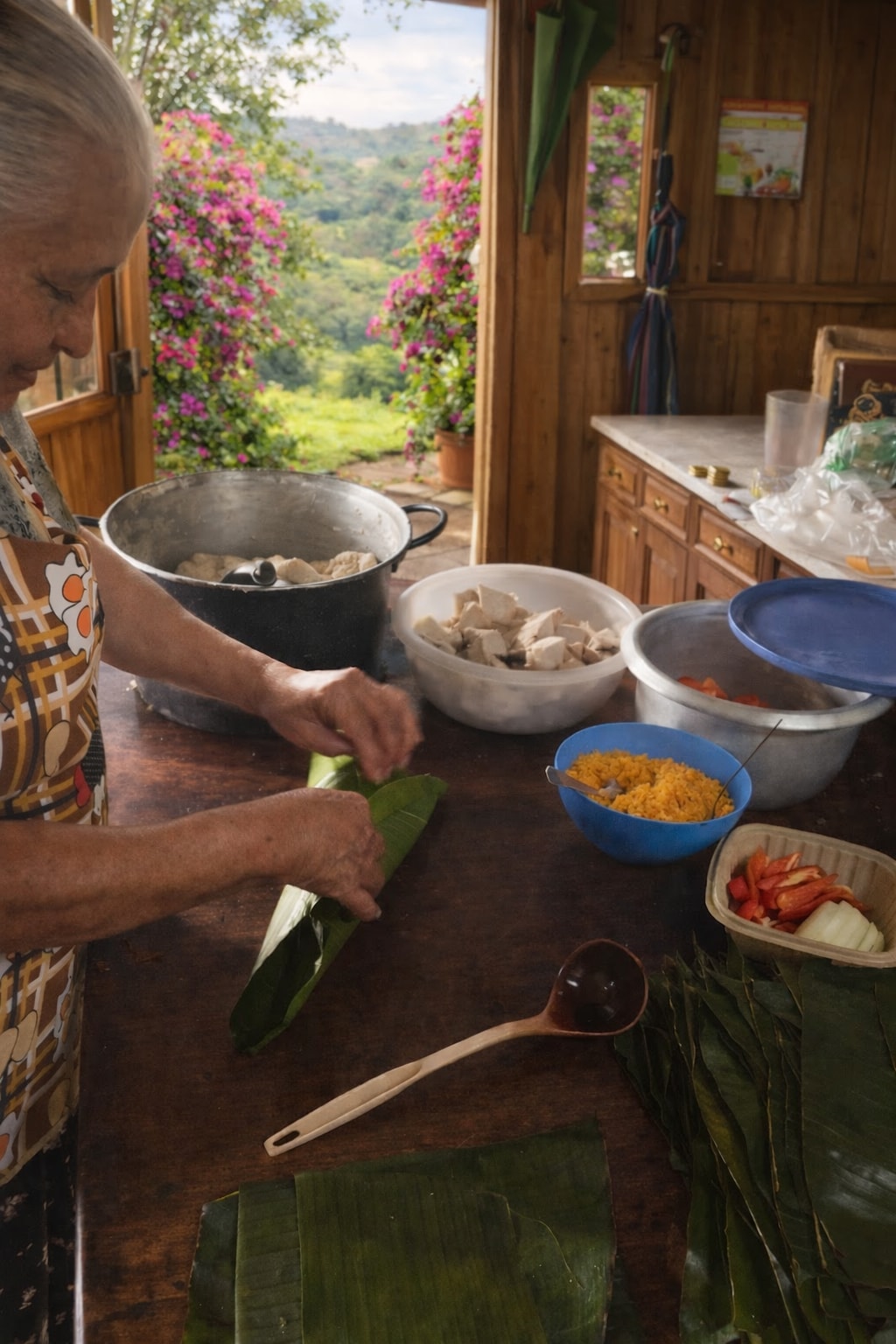 A day on our farm: cooking and rural life