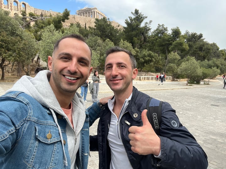 Пешеходна обиколка на Атина с гръцко кафе