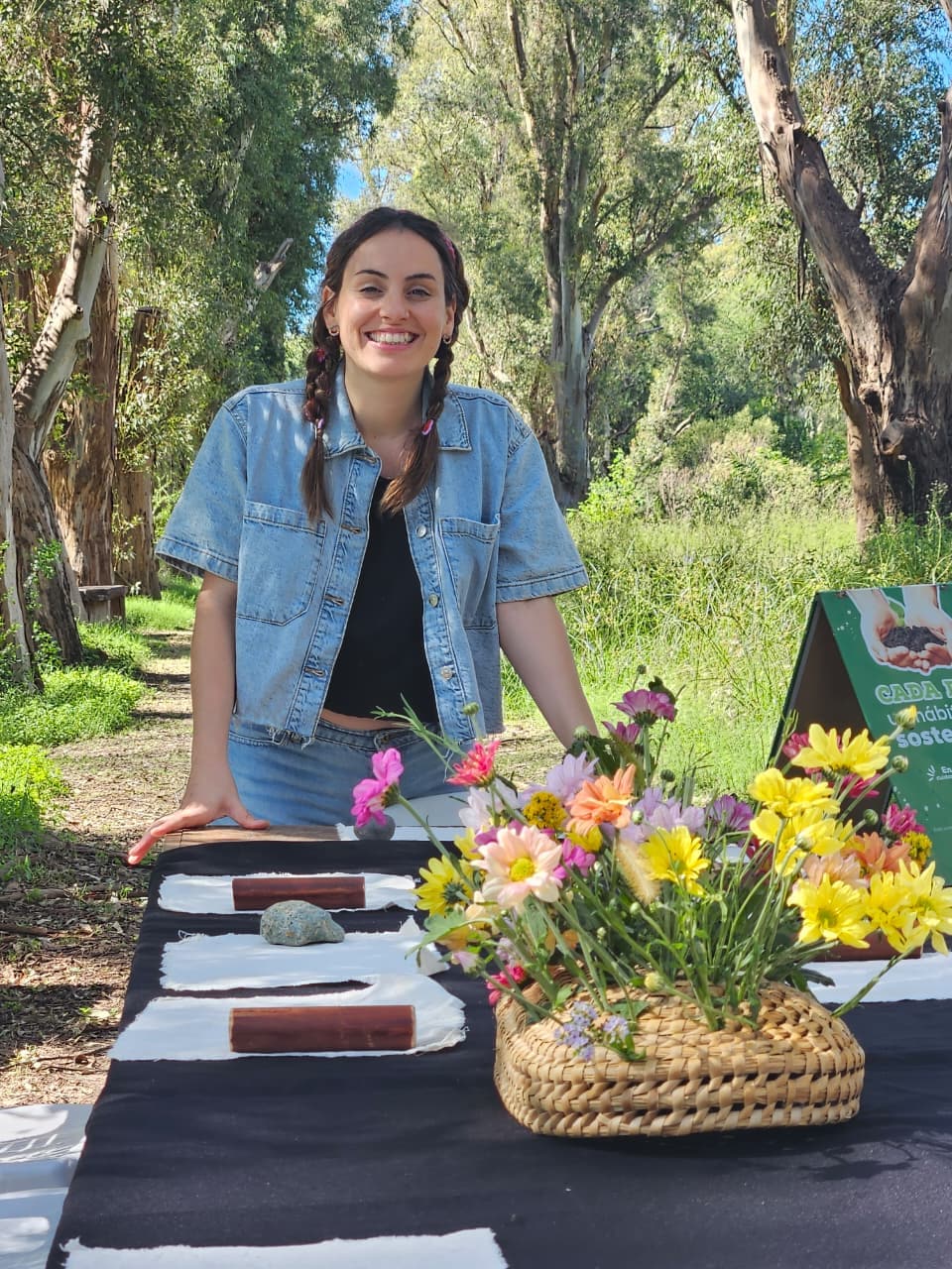 Art with native plants & country breakfast