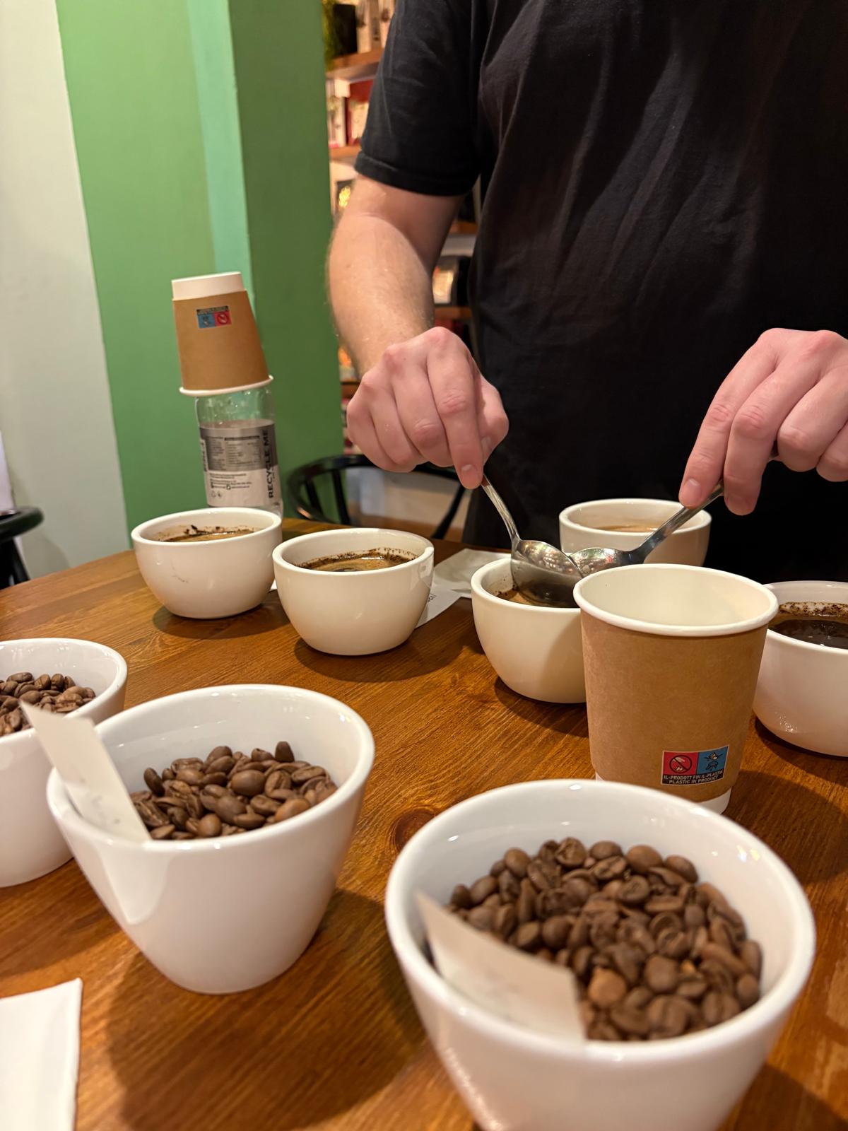 Roast, cup, and brew with a local roaster