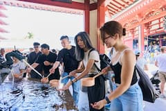 טוקיו: סיור רגלי במקדש העתיק ביותר Asakusa Sensoji