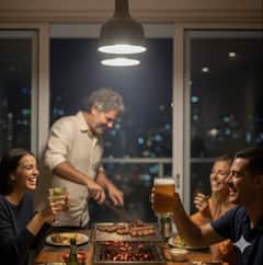ברביקיו פרימיום בבית של מקומי