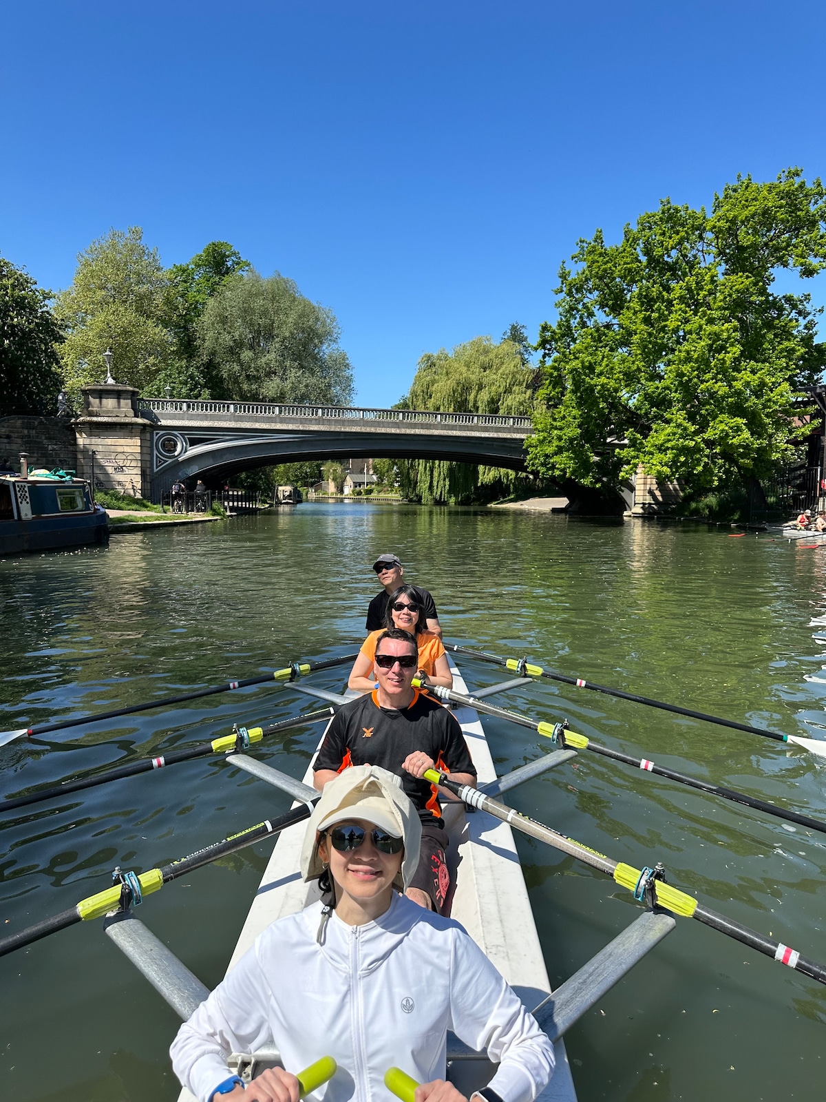 Private rowing experience in Cambridge - for four