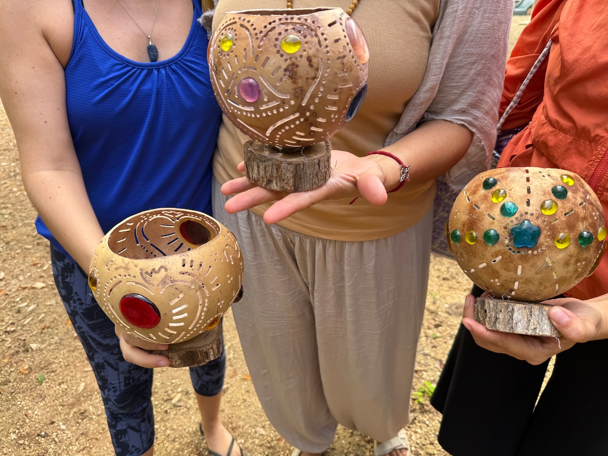 Make your own Mayan meditation lamp