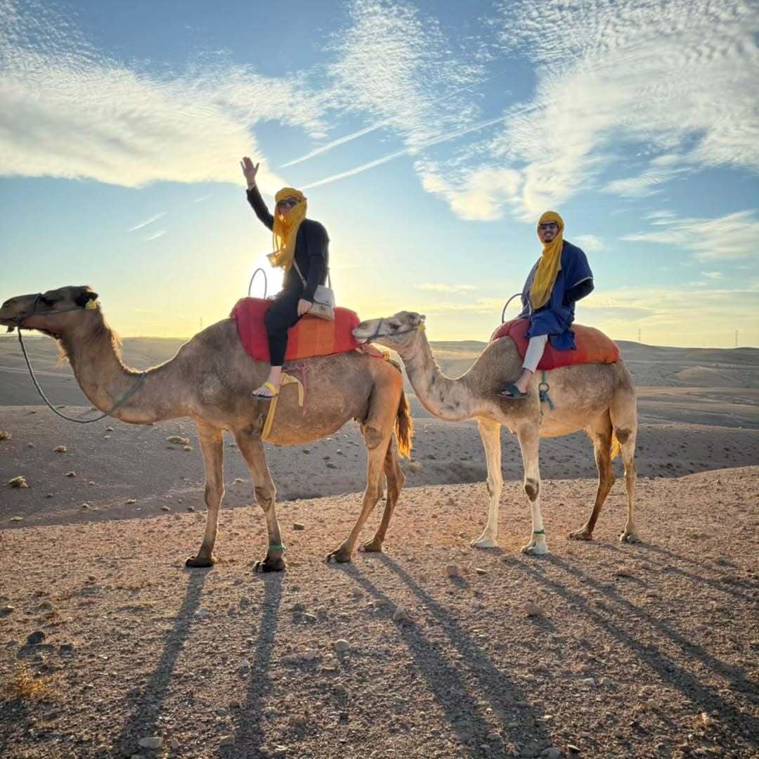 Sunset Camel Ride in Agafay Desert
