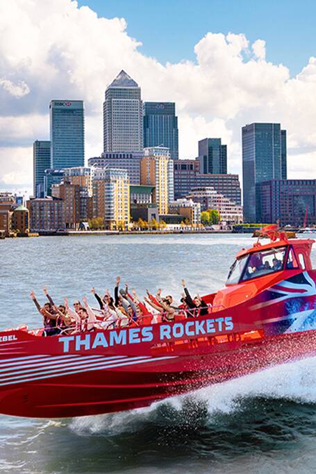 Ride the Rocket Rebel London Speedboat Experience