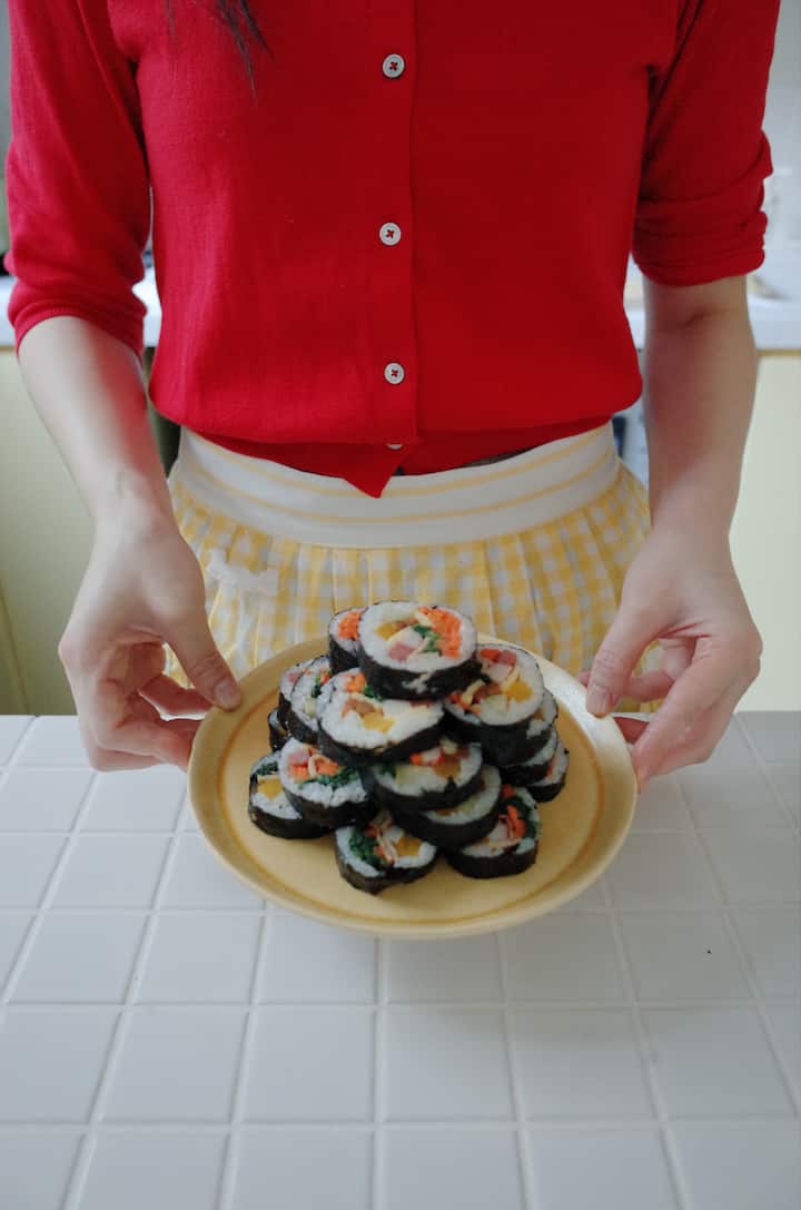 Gerðu kóreskan kimbab og njóttu hefðbundins eftirréttar
