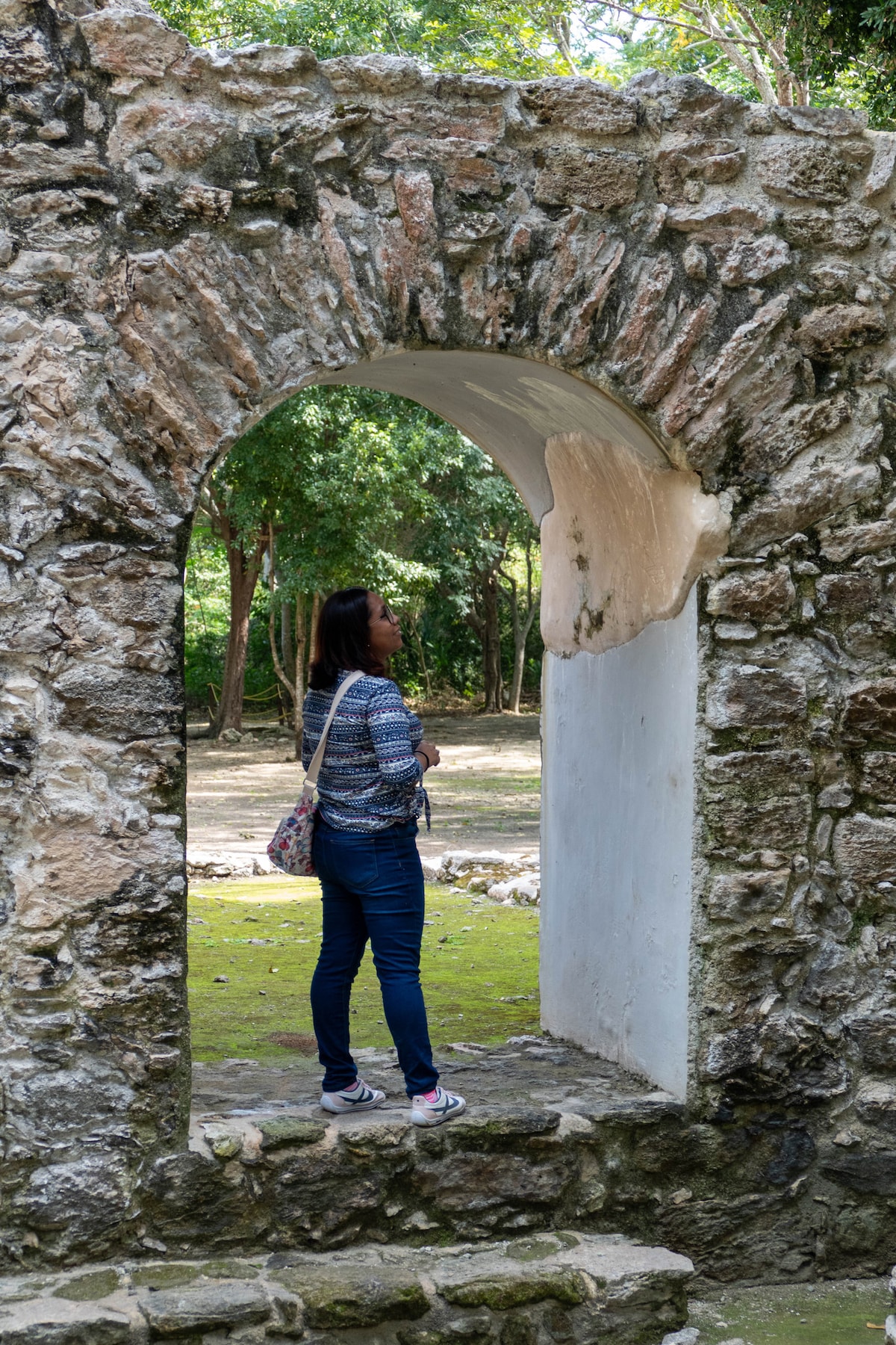 Explore Oxtankah, Mayan ruins in the jungle