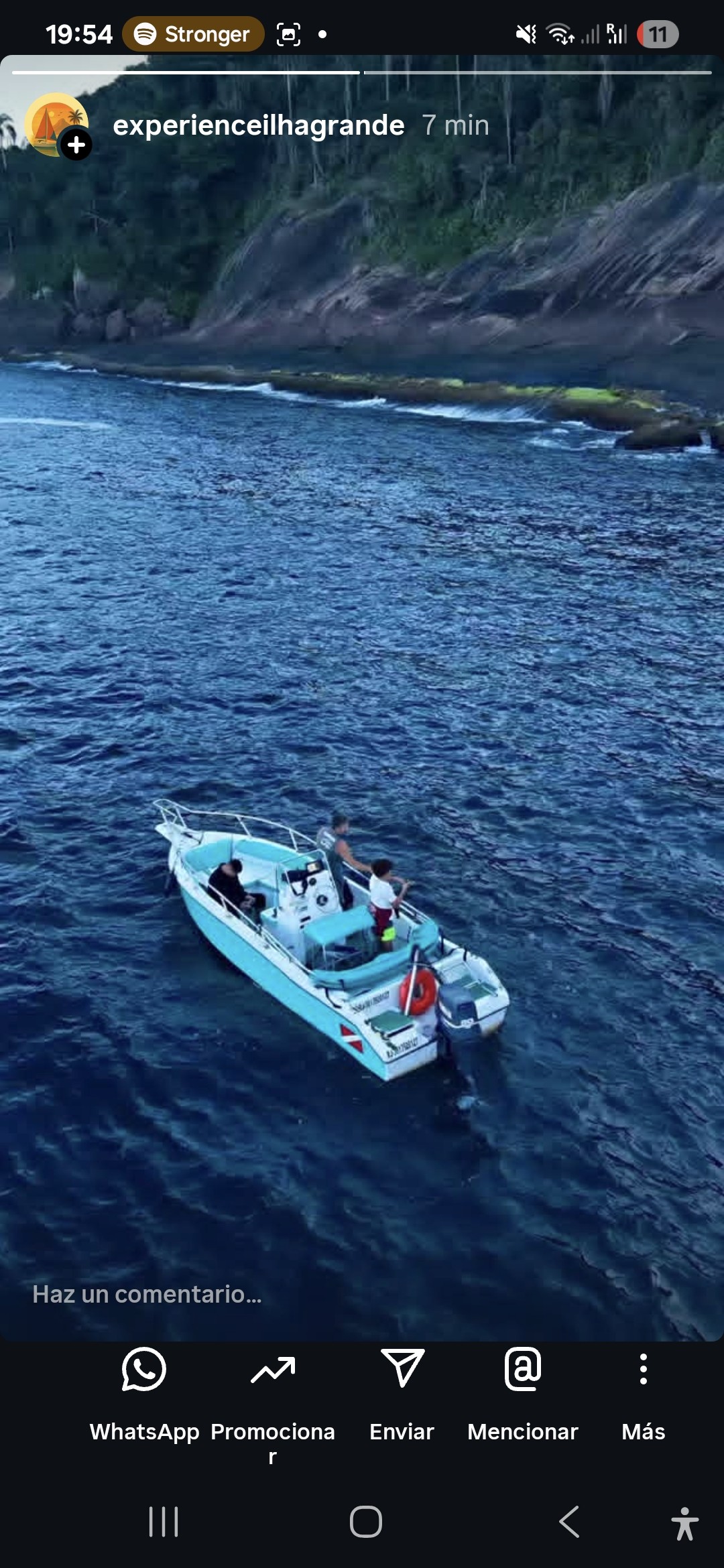Sport fishing in Ilha Grande, Vila do Abraão