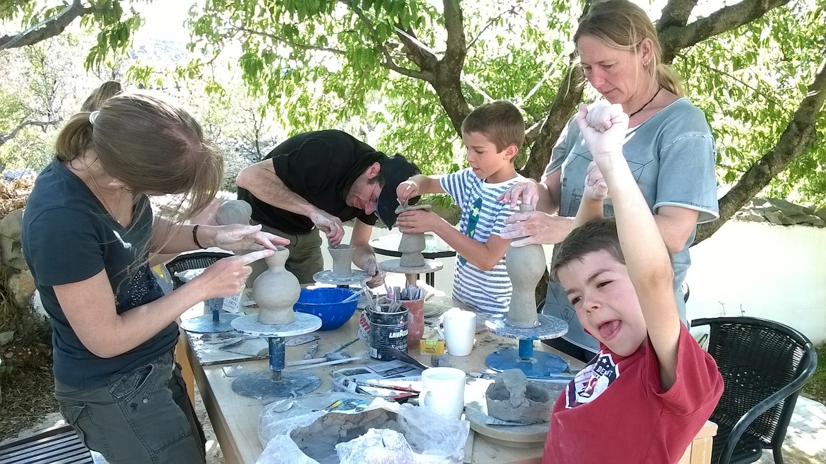 Pottery workshop and studio experience
