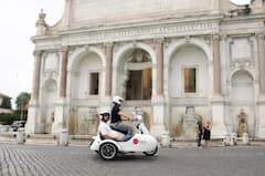 骑 Vespa 挎斗摩托探索罗马（半私人体验）