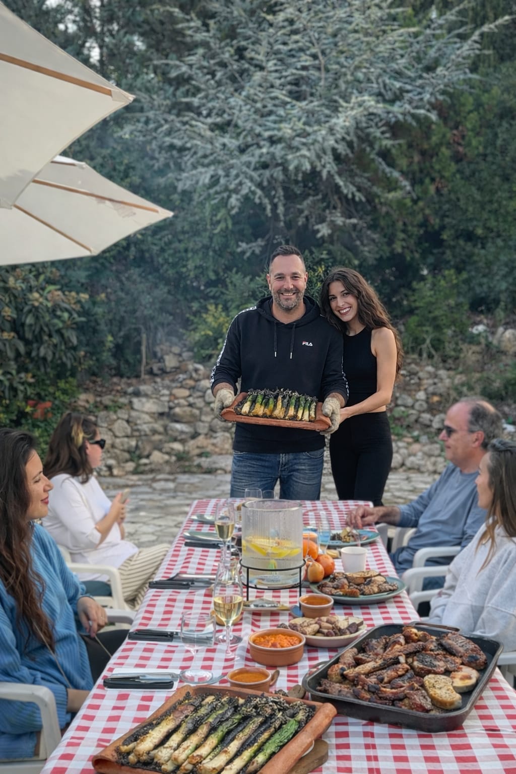 A calçotada in our private villa