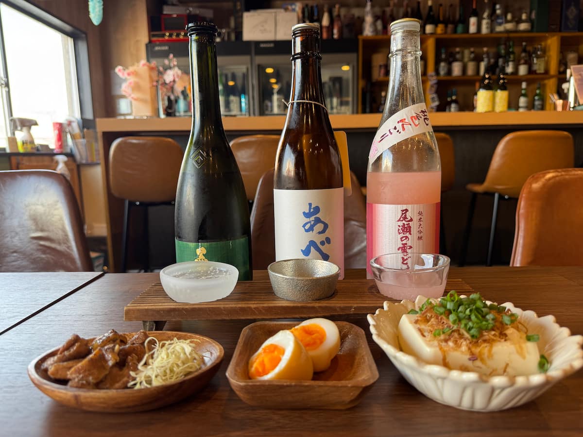 Japanese sake and food pairing at Sakura Bar & Cafe