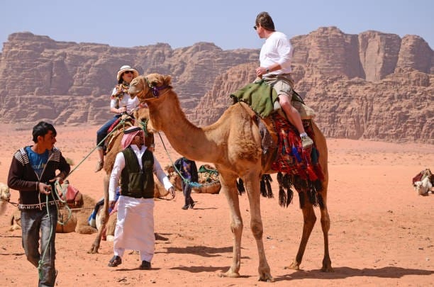 Sunset Caravan: Camels & Ancient Wonders