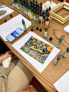 Taller de pintura de vidrieras en Marmaris