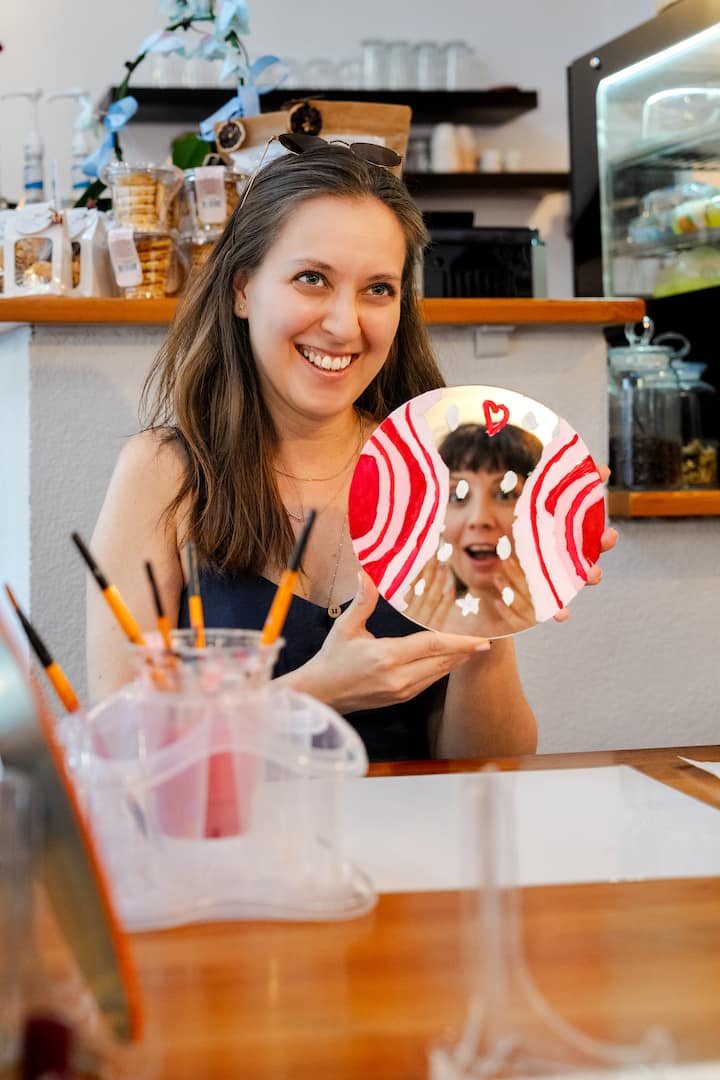 Mirror Painting Workshop In Marmaris