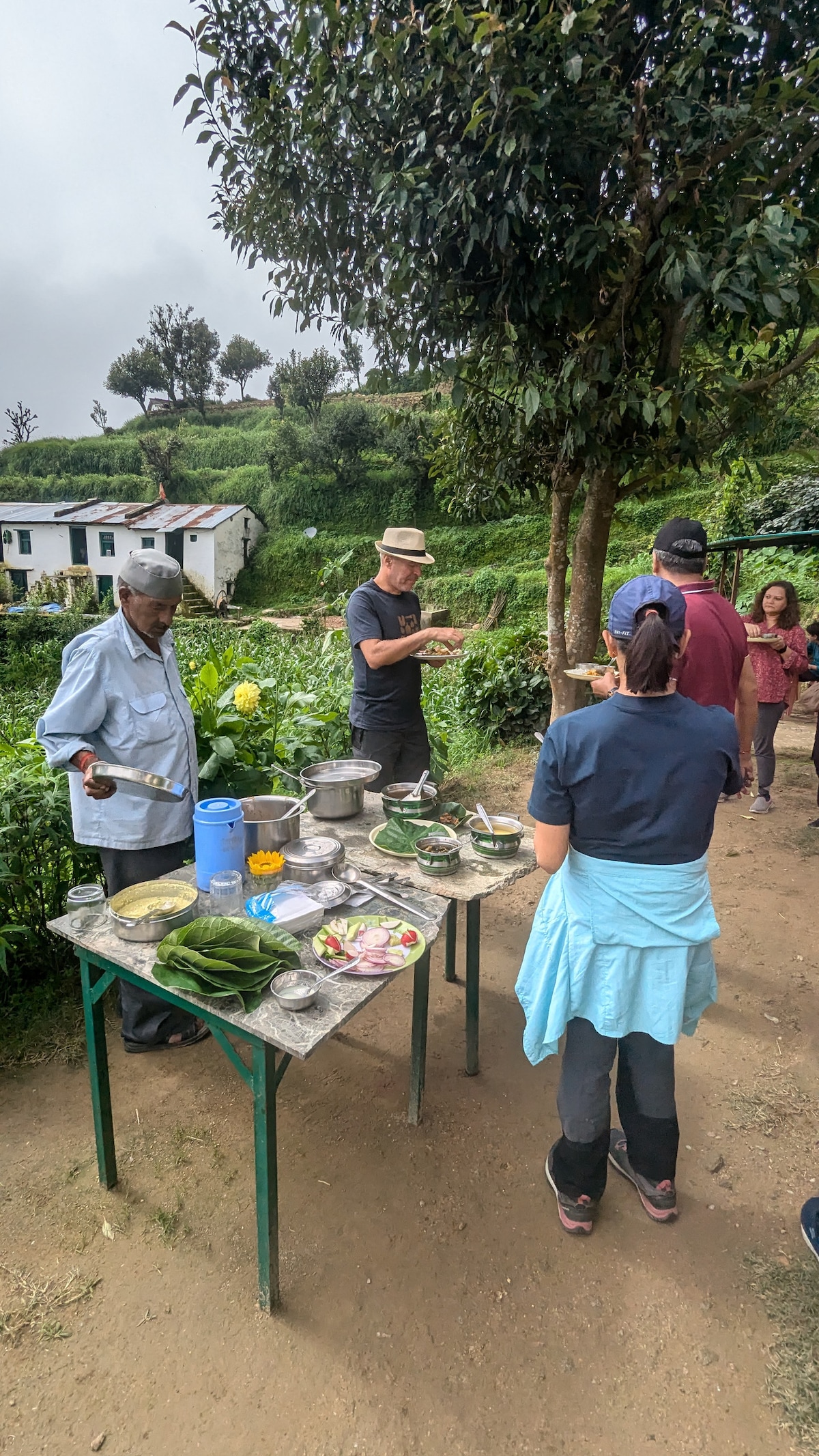 Hike and feast in a Himalayan village