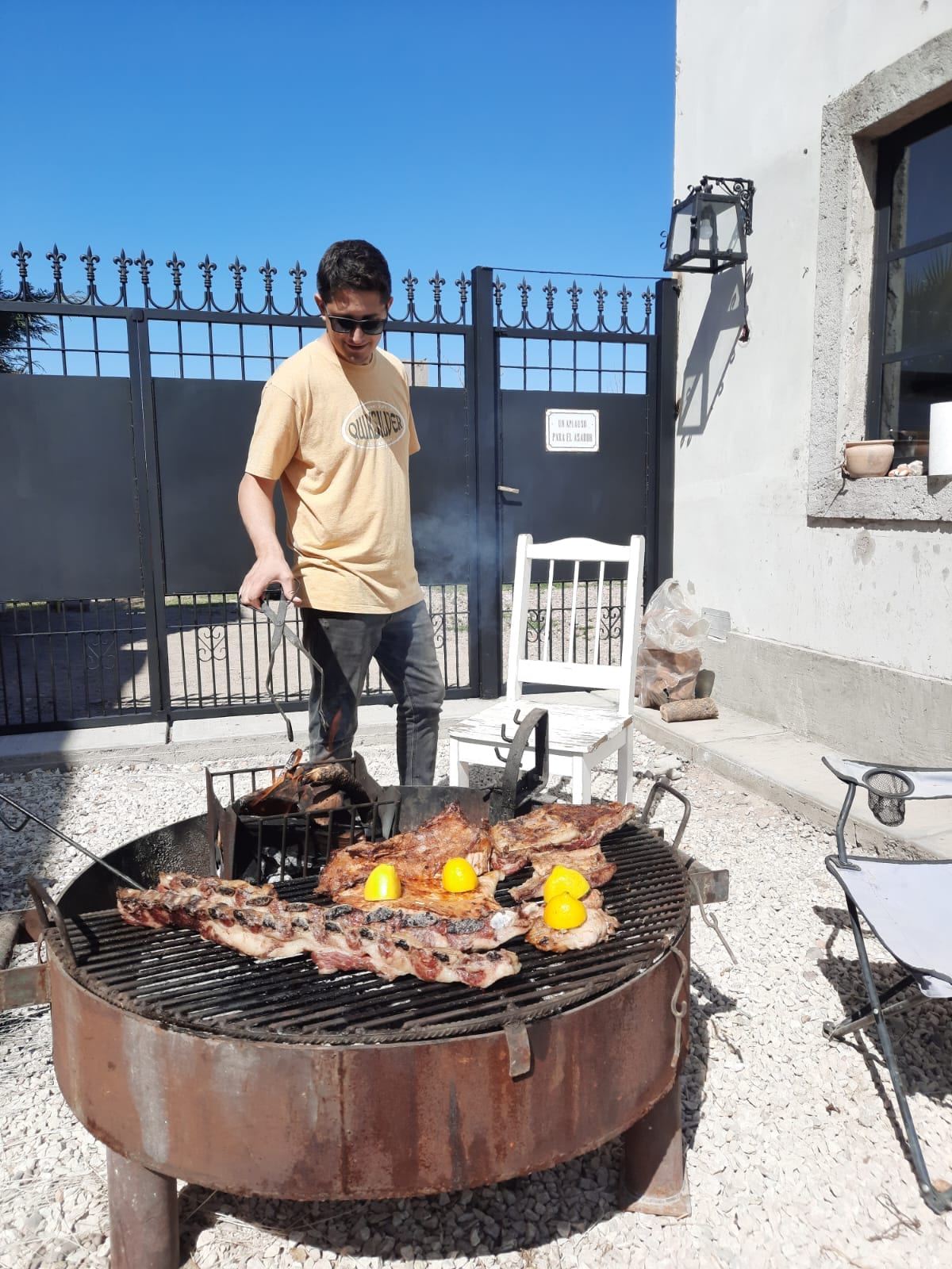 Asado & Premium Wines in a Mendoza House