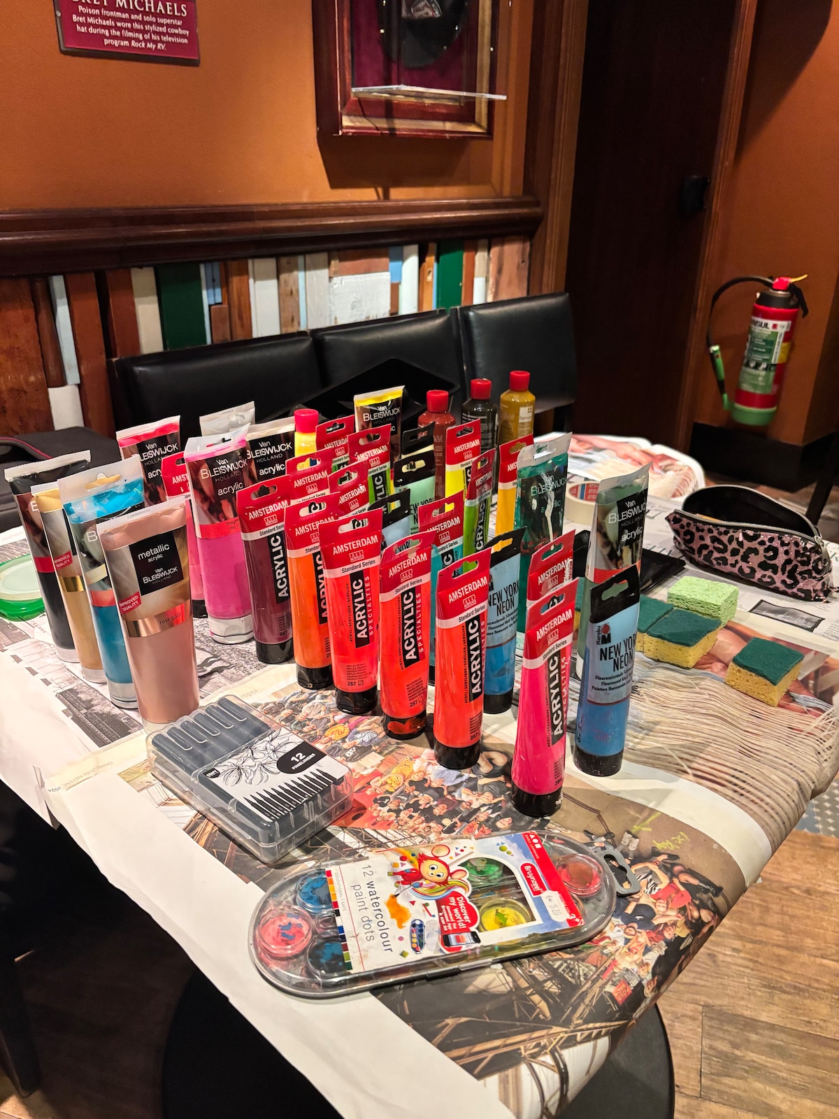 Painting in Amsterdan