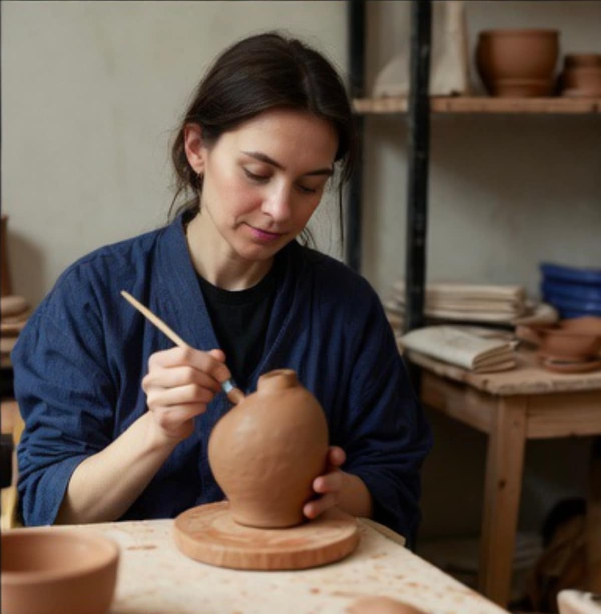 Create ceramics with a clay expert