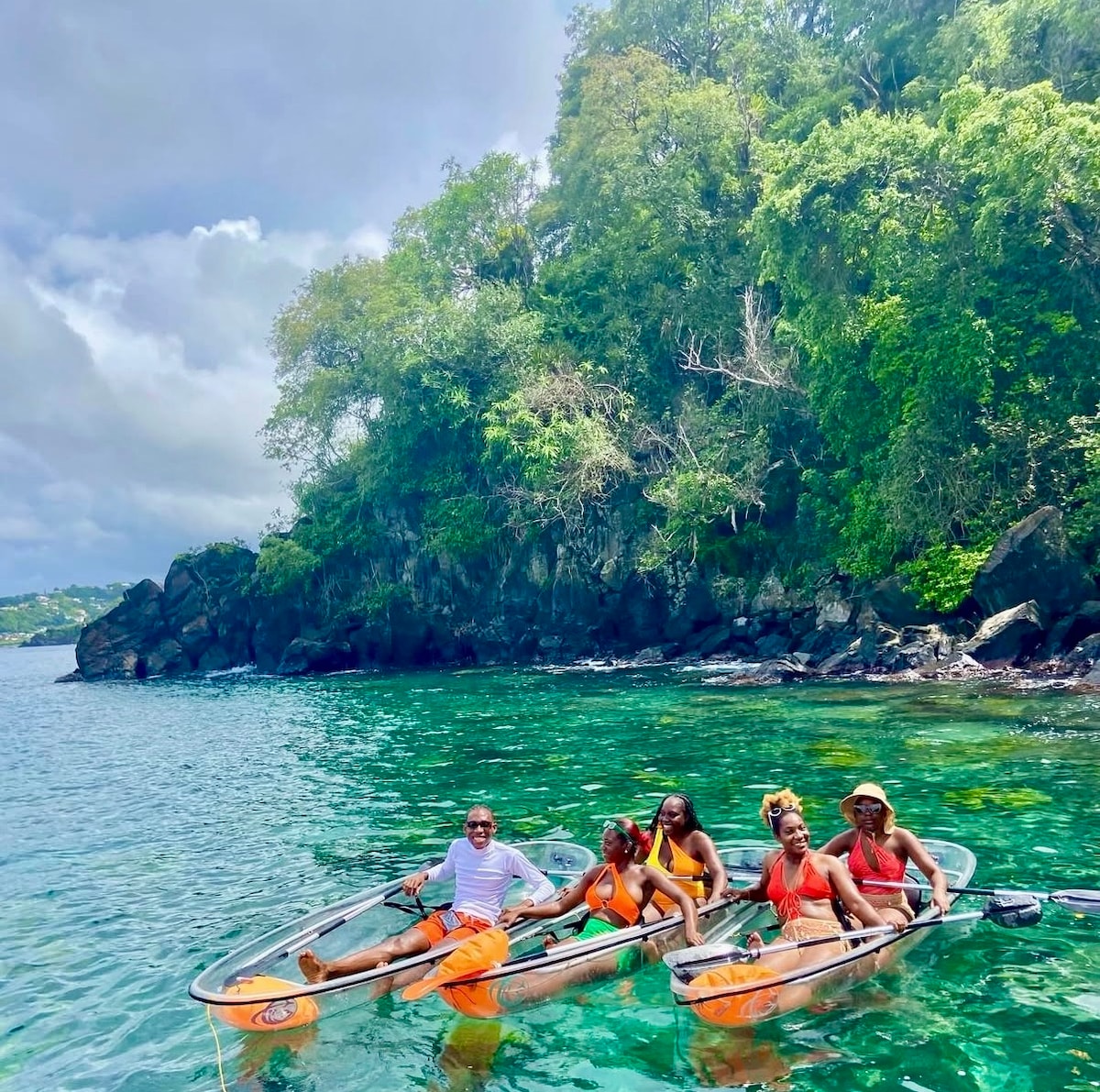 Kayak to Fort Duvernette and Snorkel Clear Waters
