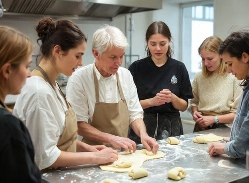 Delicious croissants