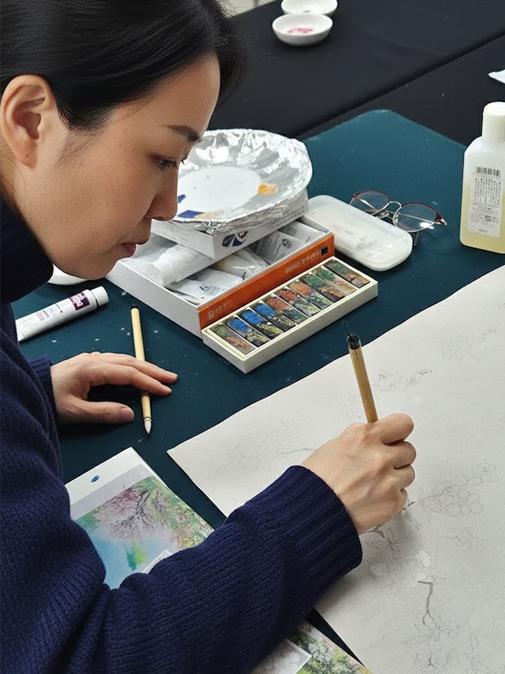 인사동에서 나만의 민화 만들기