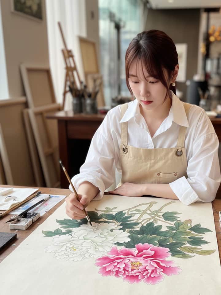 Create Your Own Minhwa in Insadong