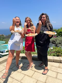 Clase de pizza y visita al jardín de limones