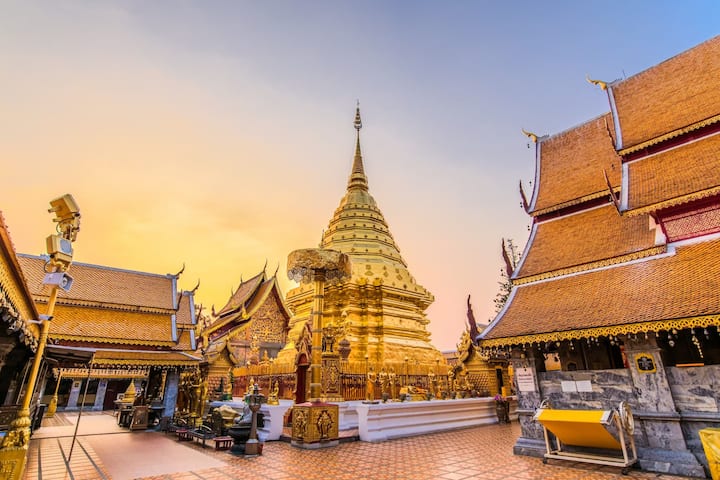 Chiang Mai: Templos sagrados en camión rojo, 3:30 p. m.