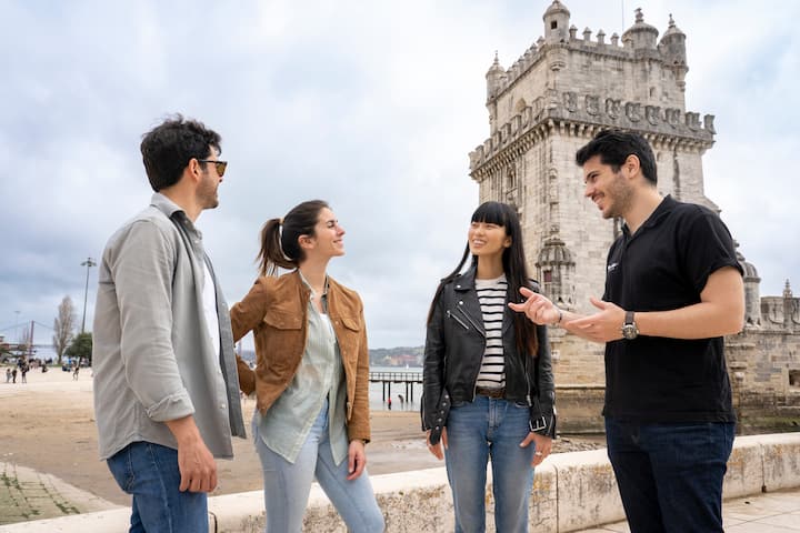 Visite de Lisbonne : quartier de Belém, trajet en tramway et en bateau