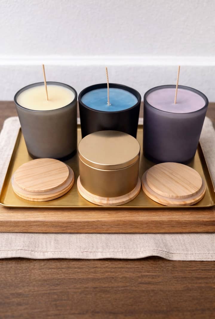 ლუქს‑კლასის სანთლებისა და ცივი პროცესით დამზადებული საპნების შექმნა