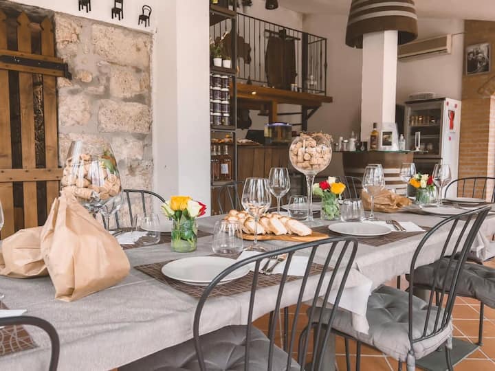 Degustim i 5 verërave toskan dhe një pjatë tipike