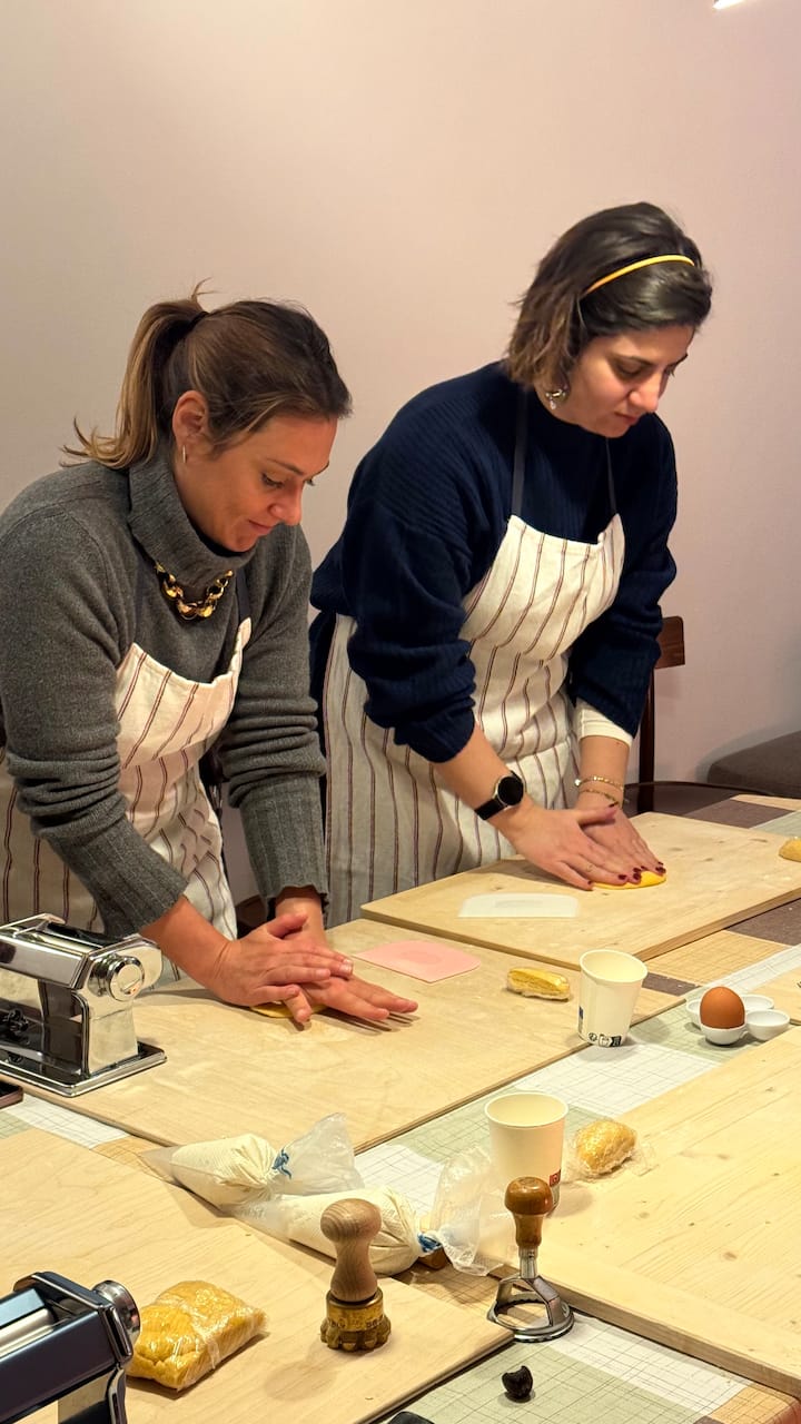 ახალი პასტის მომზადება პროფესიონალ შეფ‑მზარეულთან ერთად