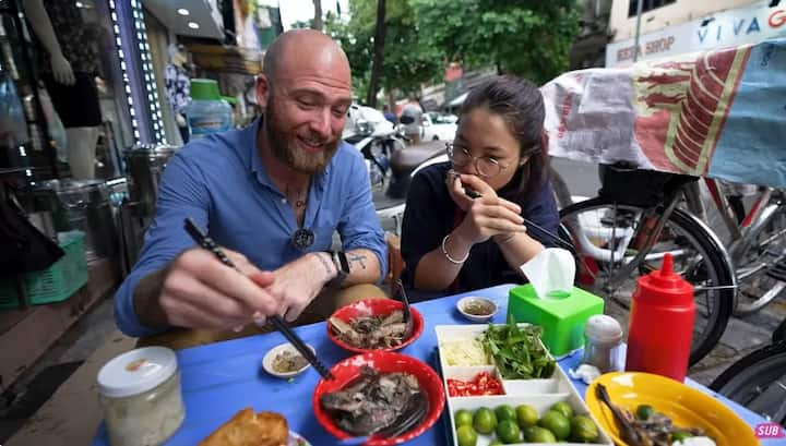 Paseo y degustación gastronómica en Hanói