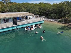 Paseo por la isla Raccoon y chapuzón en la bahía