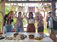 Taller de tintes naturales con plantas cretenses