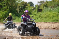 Cuatrimotos, tirolesa, rafting, cascada y entrada a Elephant
