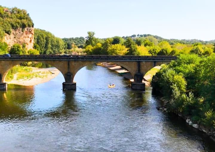 Groupe en canoë