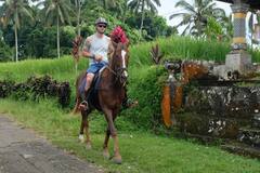 Paseo a caballo por los campos de arroz de Tegallalang